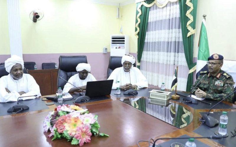 عضو السيادي إبراهيم جابر يلتقي وفد التنسيقية العامة لابناء الرزيقات بالداخل والخارج