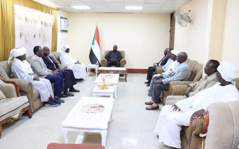 نائب رئيس مجلس السيادة يلتقي مجلس شوري هيئة قبيلة الزغاوة