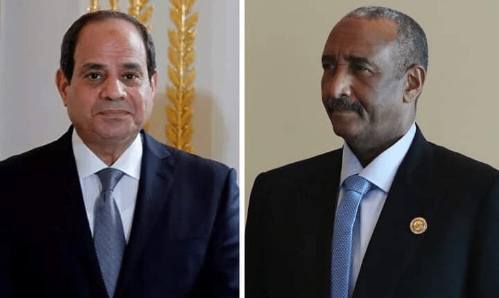 تفاصيل رسالة من السيسي إلى البرهان