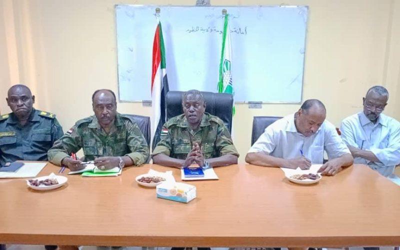 والي الخرطوم يحدد منهجية عمل اللجنة العليا للإستنفار و المقاومة الشعبية