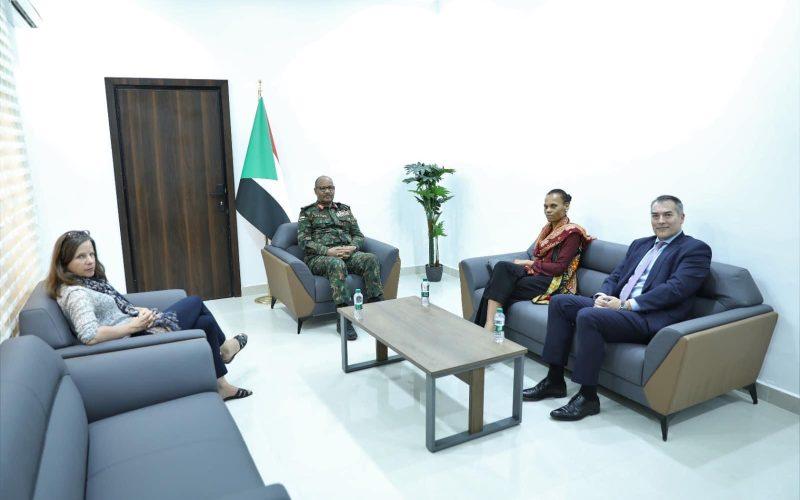 إبراهيم جابر يلتقي رئيس منظمة الإغاثة الدولية السويسرية