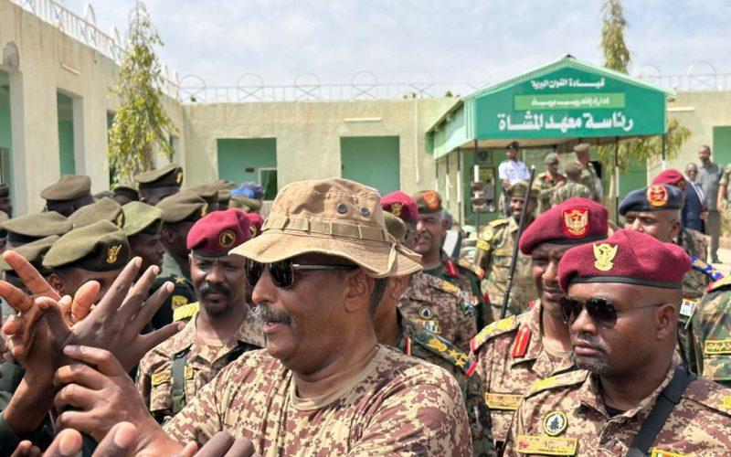 بعد حادثة المسيرات البرهان يلقى كلمة في جبيت