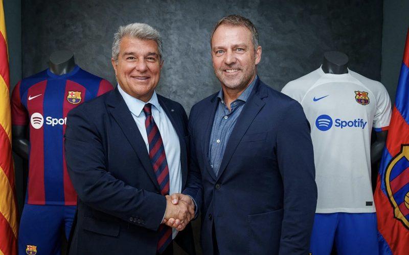 برشلونة يقدم مدربه الجديد الألماني هانزي فيليك