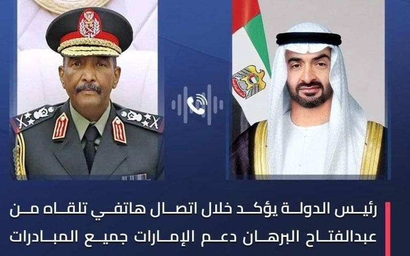 مصدر مسؤول يكشف لـ (اليوم التالي) تفاصيل إتصال محمد بن زايد على البرهان