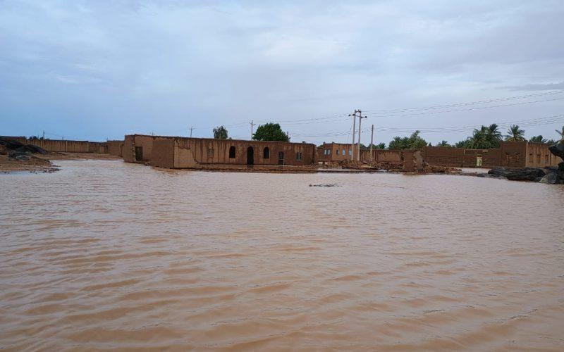 أمطار غزيرة تخلف خسائر كبيرة في الممتلكات بأبو حمد