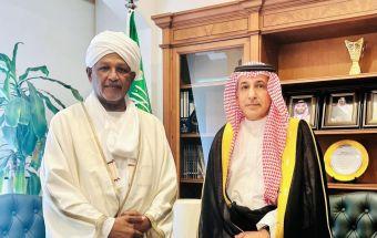 السفير دفع الله يلتقي وكيل الخارجية السعودية