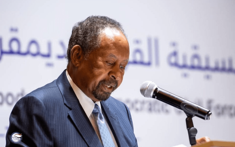 حمدوك: لا يمكن التوصل إلى حل (مستدام) دون إشراك المدنيين