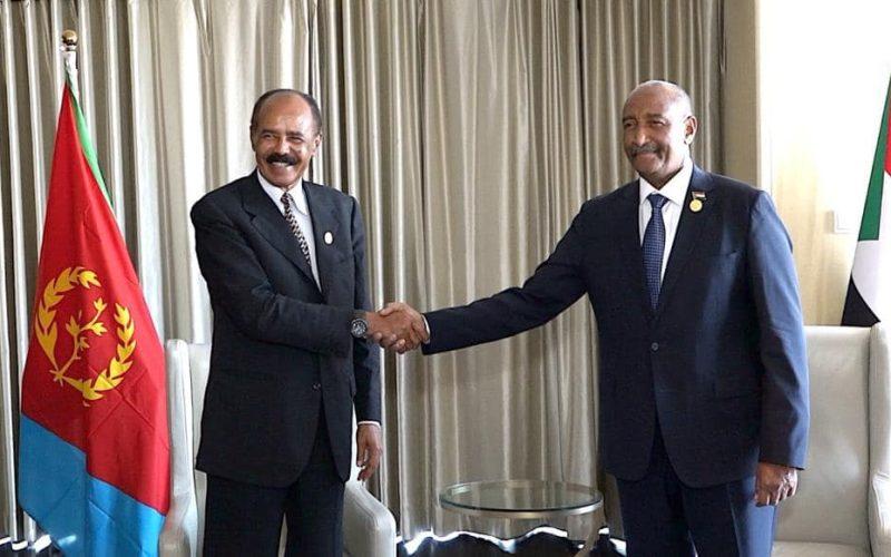 هلال لقائه أفورقي بالصين .. البرهان إريتريا وقفت مع السودانيين