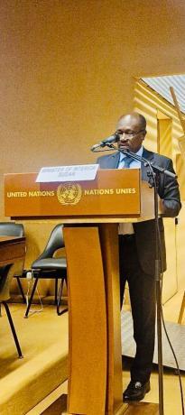 سايرين يخاطب الفعالية الجانبية رفيعة المستوى بشأن أزمة اللاجئين الإقليمية في السودان وجواره