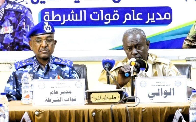 والي الخرطوم يستقبل المدير العام لقوات الشرطة وبصحبته دعم مقدر لشرطة الولاية والشرطة المجتمعية والتكايا وغسيل الكلى