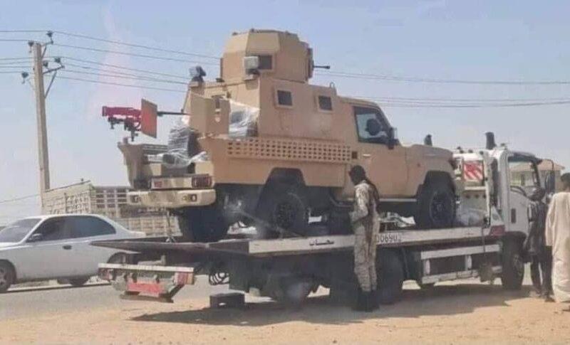 الجيش يتسلم دفعة أولى من مركبات مصفحة مكافحة للقناصة