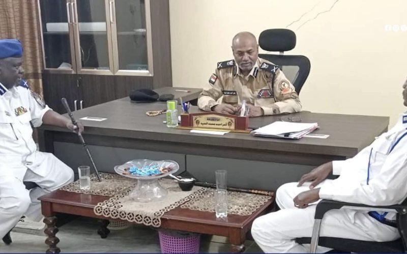 قائد قوات الاحتياطى المركزي يلتقى مدير مرور ولاية الخرطوم