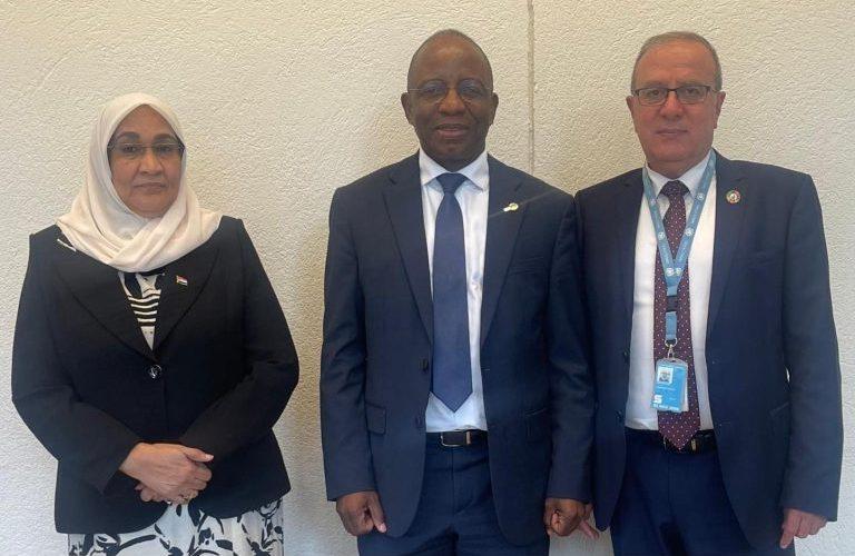 وكيل وزارة العدل تلتقي بجنيف رئيس قسم الإستعراض الدوري الشامل بالمفوضية السامية لحقوق الانسان