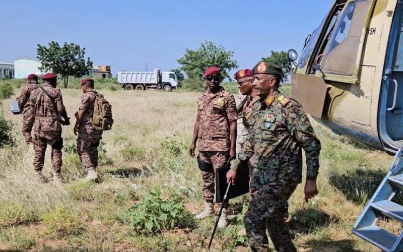 البرهان يتفقد المنطقة الشرقية