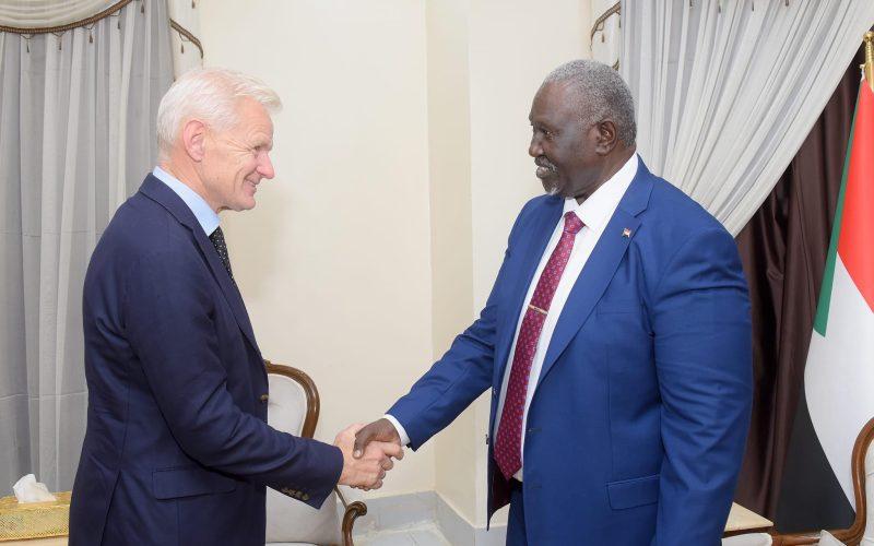 عقار يلتقي الأمين العام للمجلس النرويجي للاجئين