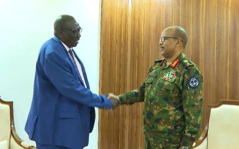 إبراهيم جابر يطلع على الأوضاع بإقليم النيل الأزرق