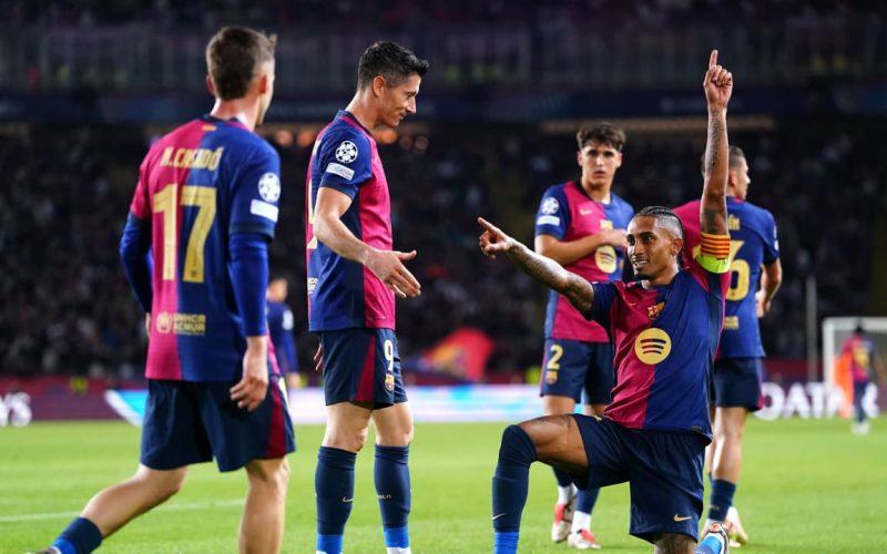 برشلونة فليك يواصل التألق ويحسم ديربي كاتالونيا أمام جاره إسبانيول