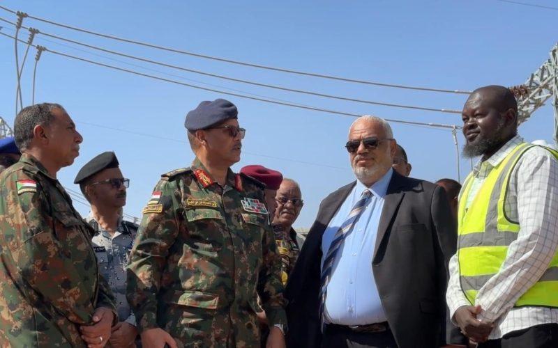 إبراهيم جابر يتفقد عددآ من المشروعات الخدمية بدنقلا