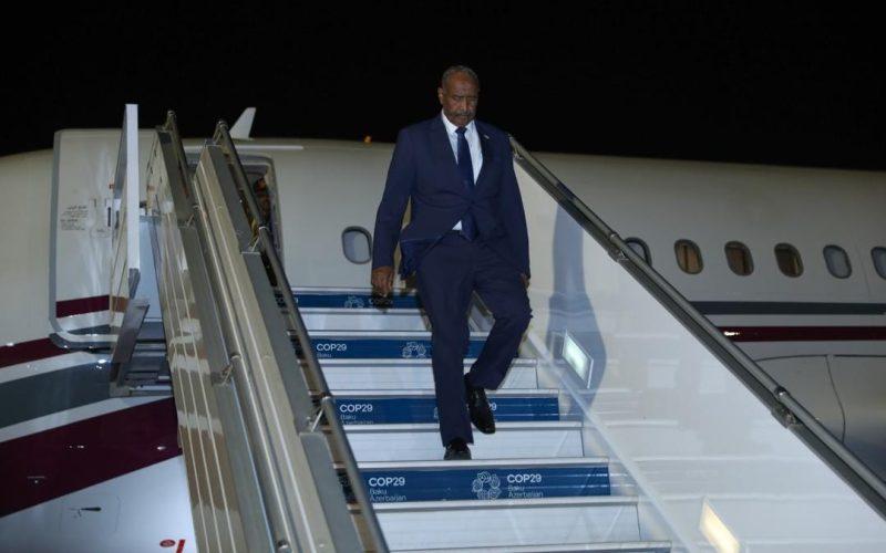 البرهان يصل باكو