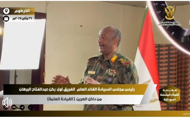 البرهان من داخل القيادة بالخرطوم: الجنود صمدوا 20 شهراً يدافعون عن عزّ وكرامة السودانيين