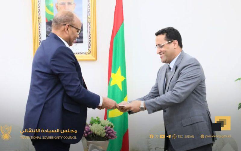 رسالة خطية من البرهان إلى الرئيس الموريتاني