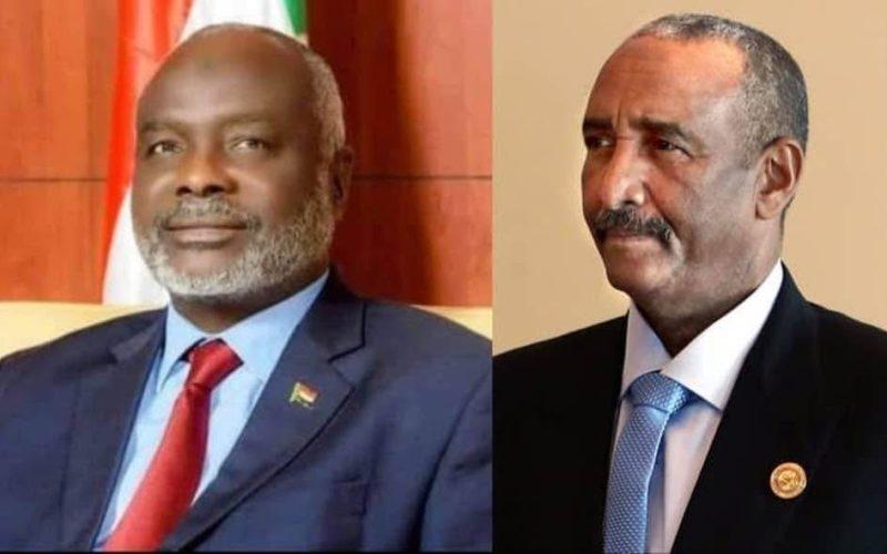 وزير المالية يسلم البرهات وثيقة الرؤية الإقتصادية لمرحلة ما بعد الحرب