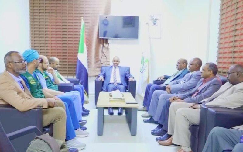 وزير الصحة الإتحادي يلتقي وفد مركز الملك سلمان للإغاثة والأعمال الإنسانية