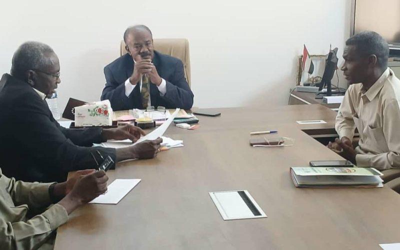 وزير الزراعة يلتقي بوفد ولاية سنار