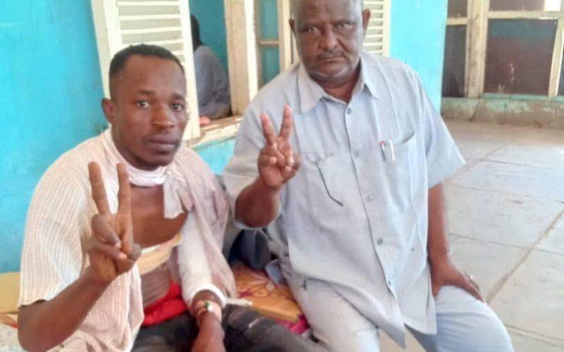 المدير التنفيذي لمحلية أم رمتة يتفقد مصابي وجرحى منطقة شكيري بمستشفى الدويم