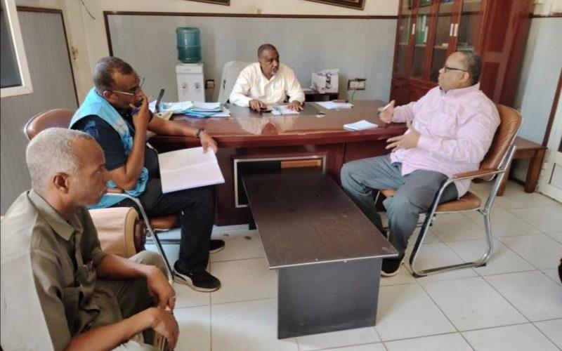 وزير الصحة بالجزيرة يلتقي وفد منظمات الأمم المتحدة