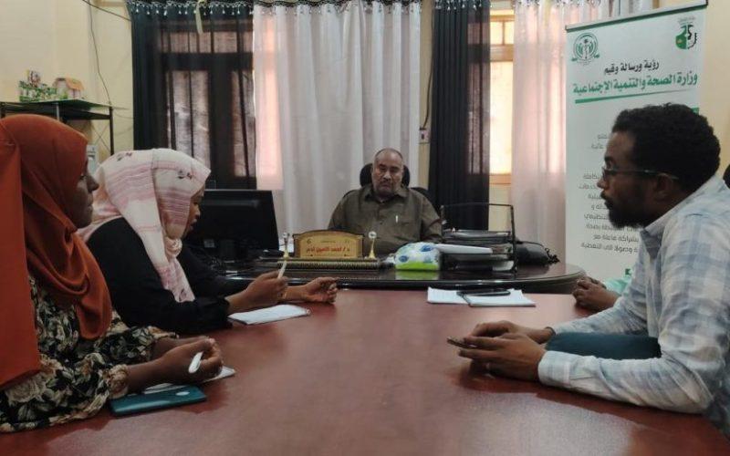 وفد إدارة الطوارىء الصحية يزور القضارف للوقوف على الاستعدادات للطوارئ الصحية