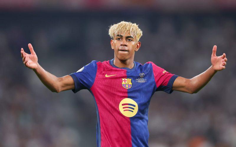 لامين جمال بقميص ليونيل ميسي