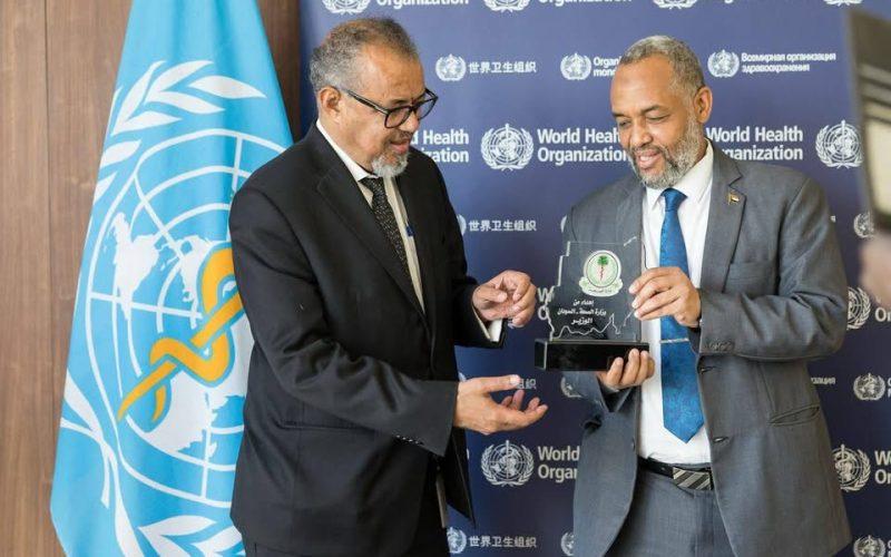 وزير الصحة الإتحادي يلتقي المدير العام لمنظمة الصحة العالمية