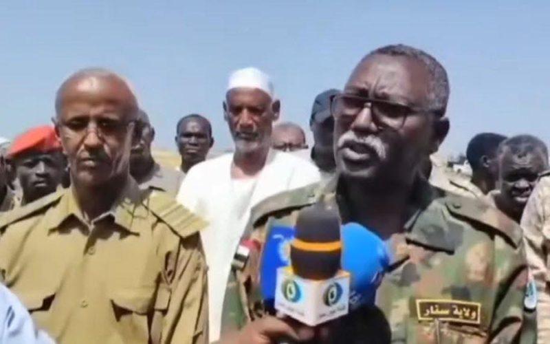 والي سنار يدعو لإكمال التشييد بطريق الدندر الحواتة