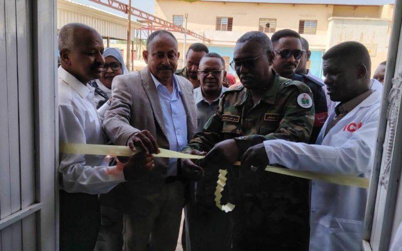 والي سنار يدشن تشغيل العناية المكثفة وقسم حضانات الاطفال بمستشفى سنجة