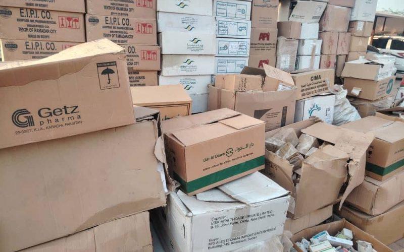 الإدارة العامة للمباحث الجنائية المركزية تتمكن من ضبط كميات كبيرة من الأدوية بولاية بالخرطوم