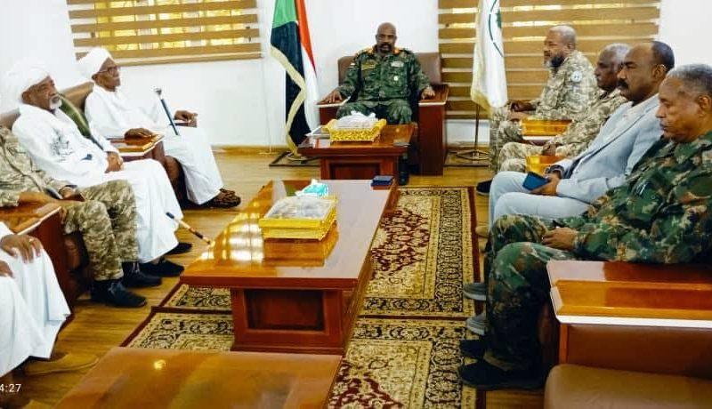 والي الشمالية يلتقي وفد المقاومة الشعبية بمحلية مروي