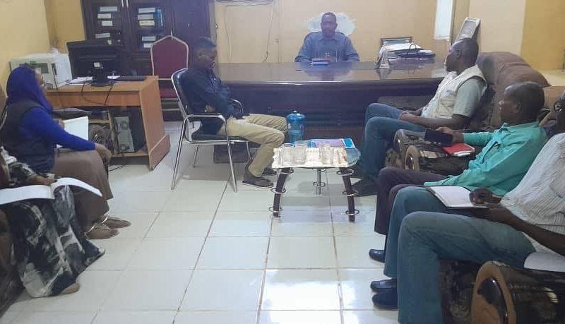 مفوض العون الانساني بولاية سنار يلتقي مندوب برنامج الغذاء العالمي