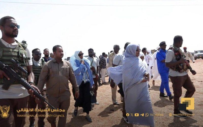 عضو مجلس السيادة د. سلمى تشيد بانطلاق مشروعات الإعمار والبناء في النيل الأبيض