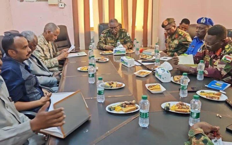 لجنة أمن سنار تناقش الأوضاع الأمنية وتأمين الموسم الزراعي