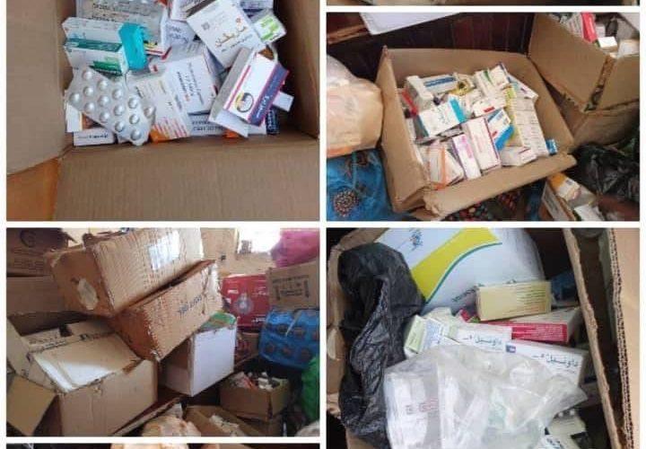 ضبط كميات كبيرة من الأدوية المهرّبة داخل مخزن وصيدلية بمدني