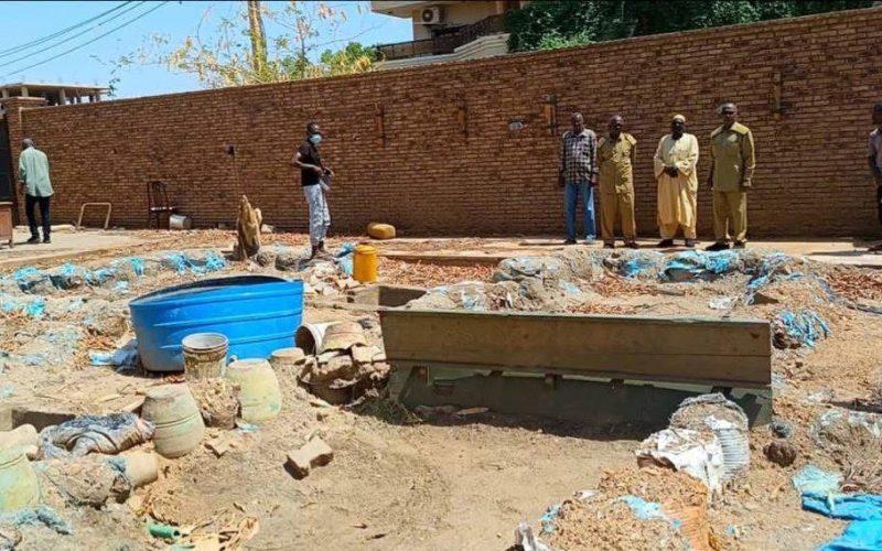 ضبط موقعا لمعالجة مخلفات التعدين كانت تستغله المليشيا لاستخلاص الذهب بالخرطوم