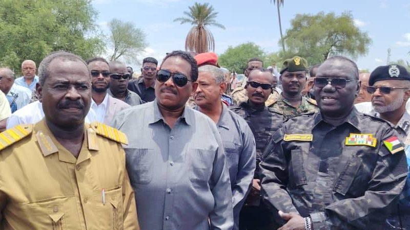 حكومة النيل الأبيض ووفد ادارة المعابر يقفان على معبر جوده