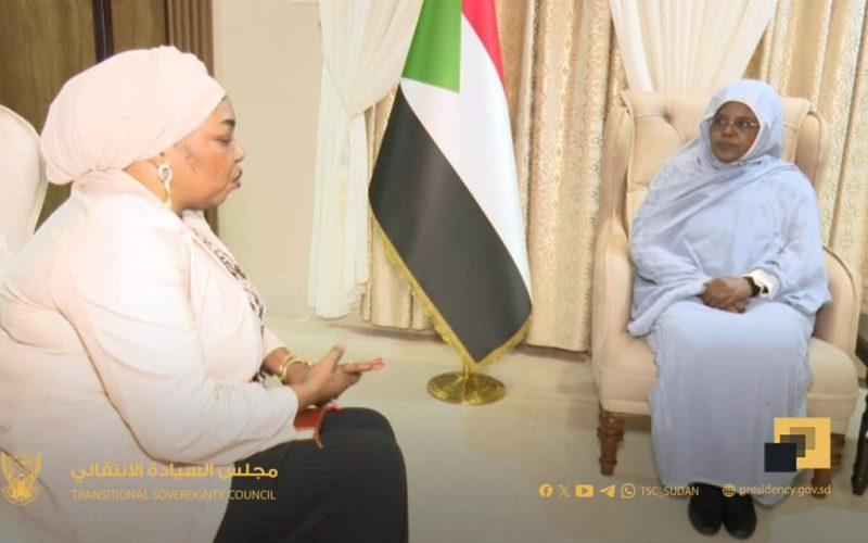 عضو مجلس السيادة د. سلمى عبدالجبار تؤكد دعمها لقضايا المرأة