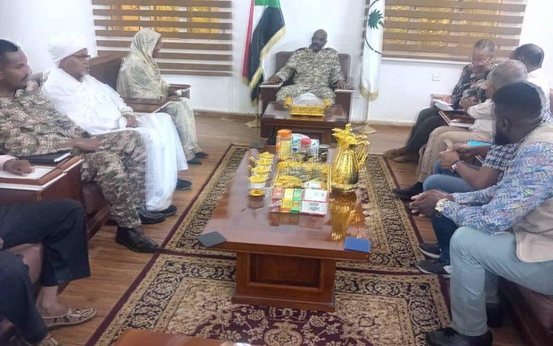 والي الشمالية يلتقي نائب مندوب منظمة اليونيسف للبرامج بالسودان