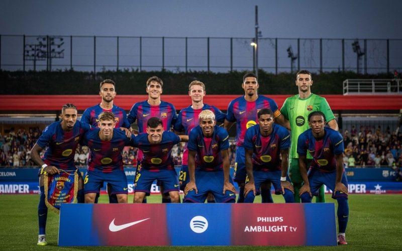 برشلونة ينجح في تسجيل غارسيا وراشفورد