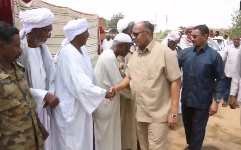 واليا كسلا والبحر الأحمر يؤديان واجب العزاء في ناظر عموم الحلنقة