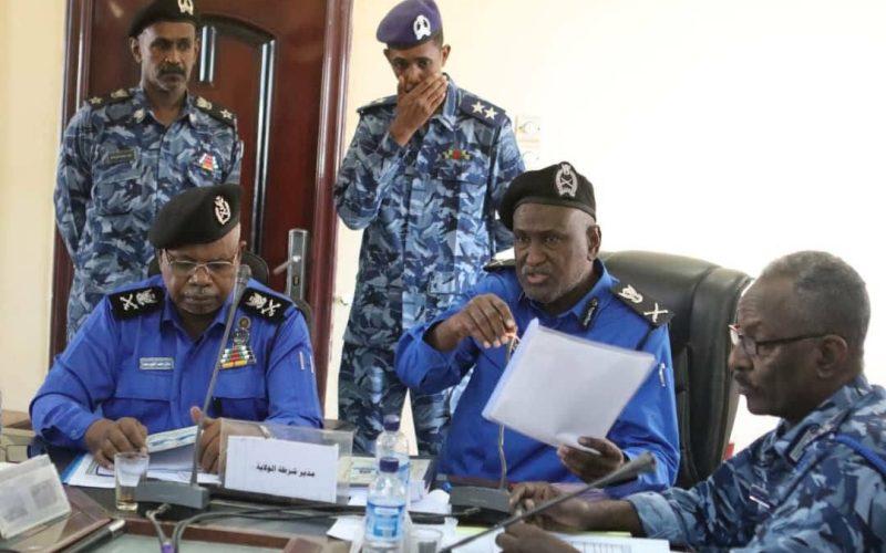 شرطة ولاية نهر النيل تعقد اجتماع هيئة القيادة الدوري بالرقم (9) والإجتماع ناقش الموقف الأمني والجنائي بالولاية
