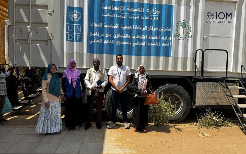 فريق مشترك يزور مراكز للرعاية الصحية الأساسية بولاية كسلا