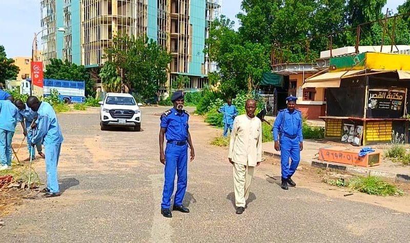 ختام الحملة المشتركة للقوات النظامية لإصحاح البيئة والنظافة بمحلية الخرطوم